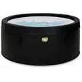 Errebi Group - Exit Leather Premium Whirlpool (2 Personen) - Schwarz