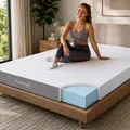 ARENSBERGER LINA, Gelschaum Matratze 140x200 cm – 11 cm NANOCELL® Gel-Schaum – H3 Härtegrad – Atmungsaktiv – Abnehmbarer Bezug 240g/m2