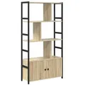 vidaXL Bücherregal Sonoma-Eiche 80 x 30 x 155,5 cm Holzwerkstoff