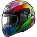 Arai Concept-XE Sakata Helm, schwarz-rot-grün-gelb, Größe L für Männer