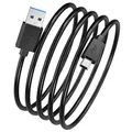 PChero Ersatz USB Daten Ladekabel für Texas Instruments TI-84 Plus CE, TI 89, TI Nspire CX Grafikrechner