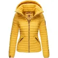 Marikoo Damen Steppjacke – Löwenbaby, leicht mit abnehmbarer Kapuze