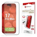 Schutzglas für iPhone 17 Pro Max (10H), Edge-to-Edge, mit MountMaster | DISPLEX Premium Glass, maximale Abdeckung, schwarzer Rand, 10H Panzerglas, Bruchschutz, kratzfest, kristallklar, Anti-Shock