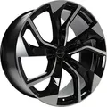 GMP Rebel black glossy 8.5x21 ET30 - LK5/112 ML66.5 Alufelge schwarz