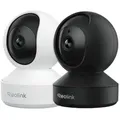 Reolink E1 Pro, 2K+ 5MP WiFi Überwachungskamera Innen, Schwenken&Neigen, Smarte Erkennung, Auto-Tracking, Schreierkennung für Baby, Schwarz & Weiß - Bunt