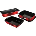 Berlinger Haus Bh-7632 Backformen Set - Schwarz/Rot