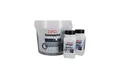 OELLERS Steinteppich Set, Platingrau, 26,3kg (3 m²), fugenlose 2k Boden-beschichtung für Innen & Außen, auf Epoxiharzbasis, hervorragend geeignet für Küchen, Bäder, Garagen u.v.m.