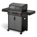 ENDERS Gasgrill "Hyde 4 SIKR Turbo", 4 Brenner, Grillfläche: 54 cm x 42 cm - grau