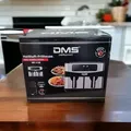 DMS 11L Doppel-Heißluftfritteuse Fritteuse Doppelkammer Digital HF-11S - Schwarz
