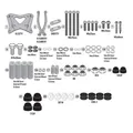Set Erweiterung GIVI A9541A für Windschutzscheibe 9541A, Seat MO 125, Stille S01