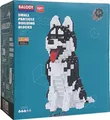 Balody Husky Hund mit Nanoblocks Mini Lego Bausteinen 753 Teile