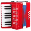 Classic Cantabile Bambino Kinder-Akkordeon, rot, 8 Bässe