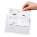 250 transparente selbstklebende Lieferscheintaschen DIN C5 24 x 18,1cm Dokume...