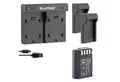 Blumax Set mit Lader für Panasonic DMW-BLK22 2250mAh Kamera-Ladegerät
