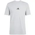 adidas Performance T-Shirt adidas Herren T-Shirt 3S Single Jersey Tee grau XS (40/42)