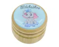 GICO Zahndose Milchzahndose Zahndose Milchzähne Holz 44 mm Elefant - 7017, für Jungen und Mädchen