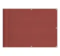 vidaXL Balkonsichtschutz Balkon-Sichtschutz Terrakotta 75x1000 cm 100 % Polyester-Oxford (1-St)