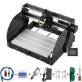 VEVOR Graviermaschine, Drechselbank 3018 Pro mit 10000RPM 3 Achsen GRBL Steuerung, DC 24 V 5 A Holzdrechselbank aus Aluminiumprofil & Bakelit, CNC Engraving Machine Gravierer 300 x 180 x 45 mm