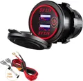Thlevel Auto USB Ladegerät KFZ Steckdose 5V 4.2A Schnellladung mit LED Anzeige