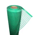 Florade® Kunststoffzaun | Gartenzaun | Geflügelzaun | Gartenzaun Kunststoff | Hundezaun | Robust & witterungsbeständig | Vielseitig einsetzbar | Schwarze Farbe | Quadratförmige Maschen | 270g/m²