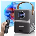 Beamer Feegar Mini Projector with 5G WiFi and Bluetooth 5.2, Electric Focus, 108