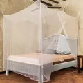XXL Doppelbett Moskitonetz Insektenschutz Kasten-Moskitonetz mit Doppelöffnungen