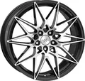 Axxion AX9 platin grau hochglanzpoliert 9x20 ET48 - LK5/108 ML63.4 Alufelge grau