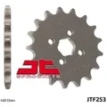JT SPROCKETS Standard Stahlritzel vorne 253 - 420 - Weiß/Schwarz
