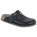Birkenstock Damen-/Herrenpantolette "Boston" ESD schwarz, schmal