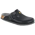 "Birkenstock Damen-/Herrenpantolette \"Boston\" ESD schwarz, Größe 41, schmal"