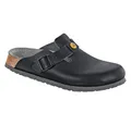 Birkenstock Damen-/Herrenpantolette "Boston" ESD schwarz Clog