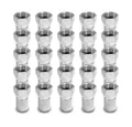 ARLI Kabelzubehör F-Stecker 7 - 7,4 mm für Sat Koaxialkabel F-Verbinder F-Anschluss 4K, (25-tlg)