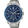 CASIO Edifice EFS-S510D-2AVUEF Chronograph Edelstahl/Saphirglas - SOLARUHR NEU!