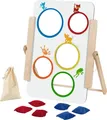 Zielwurfspiel für Klein und Groß, beidseitig bespielbar, 