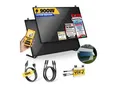 Balkonkraftwerk 900W/800W Solaranlage mit Wand/Gartenhaus Halterung Steckerfertig WIFI Komplettset Photovoltaik Anlage 800W, Kabellänge: 10m
