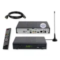 SET-ONE EasyOne 740 DVB-T2 Bundle, Freenet TV, HDMI Kabel, passive Antenne