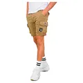 Alpha Industries Herren Crew Short Patch Für Cargos, Sand, 38 EU