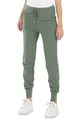 Malito - Damen Jogginghose im Classic Look - Sporthose in Unifarben - Baggy zum Tanzen - Sweatpants - Trainingshose 8021-G (Oliv L)