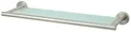 axentia Wand Glasregal, 116947, Neapel-Badablage-Glasablage für Bad, Küche und Wohnzimmer-Wandablage zum Bohren-Spiegelablage fürs Badezimmer, Edelstahl, Silber, 54 x 14 x 6 cm
