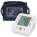 Kiperline Blutdruckmessgerät Oberarm mit 22-32cm Manschette, Blood Pressure Monitor USB or Batterie (Batterie nicht enthalten), Weiß