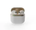Gembird GMB-Audio Kabellose TWS In-Ear Kopfhörer, Weiß/Gold - Bluetooth 5.0, 12 Stunden Akkulaufzeit, Freisprechfunktion, USB-C Schnellladung, LED Anzeige für nahtloses Klangerlebnis
