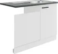 OPTIFIT Spülenschrank Palma Breite 110 cm, geeignet für teilintegrierte Geschirrspüler