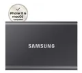 Samsung Portable SSD T7 MU-PC2T0T 2 TB - externe SSD USB 3.2 Gen 2 verschlüsselt Titan Gray
