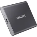 Samsung Portable T7 2 TB Externe SSD USB-A (USB 3.2 Gen 2) Grau PC/Mac MU-PC2...