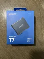 SAMSUNG Portable SSD T7 PC/Mac Festplatte, 2 TB SSD, extern, Titan Grey | ⚡️📦
