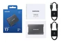 Samsung Portable SSD T7 2TB für PC/Mac Grau Speicher Festplatte MU-PC2TOTWW