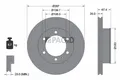 2x PAGID Bremsscheibe innenbelüftet Ø297mm für Toyota Hilux VII Pick-up _N1_