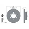 2x Bremsscheibe PAGID 55226N passend für TOYOTA