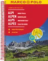 MARCO POLO Reiseatlas Alpen, Norditalien 1:300.000: Straßenatlas und Autoatlas mit Europa in 1:4,5 Mio. Spiralbindung