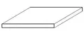 Evergreen 9009 Weiße Polystyrolplatte, 150x300x0,13 mm, 3 Stück